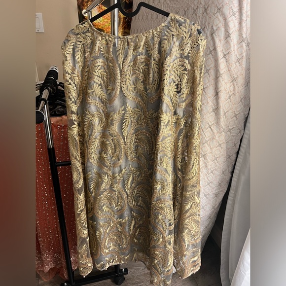 Dressy Desi Cape Outfit - Picture 6 of 7